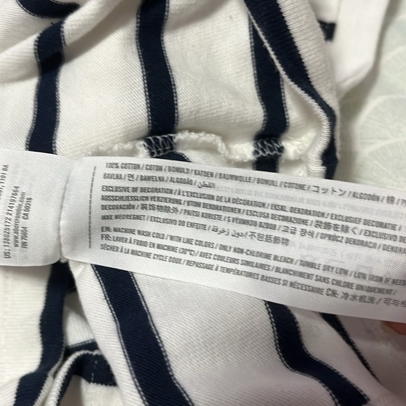 Abercrombie & Fitch Women’s S Racerback Crop Top Striped - Picture 4 of 4